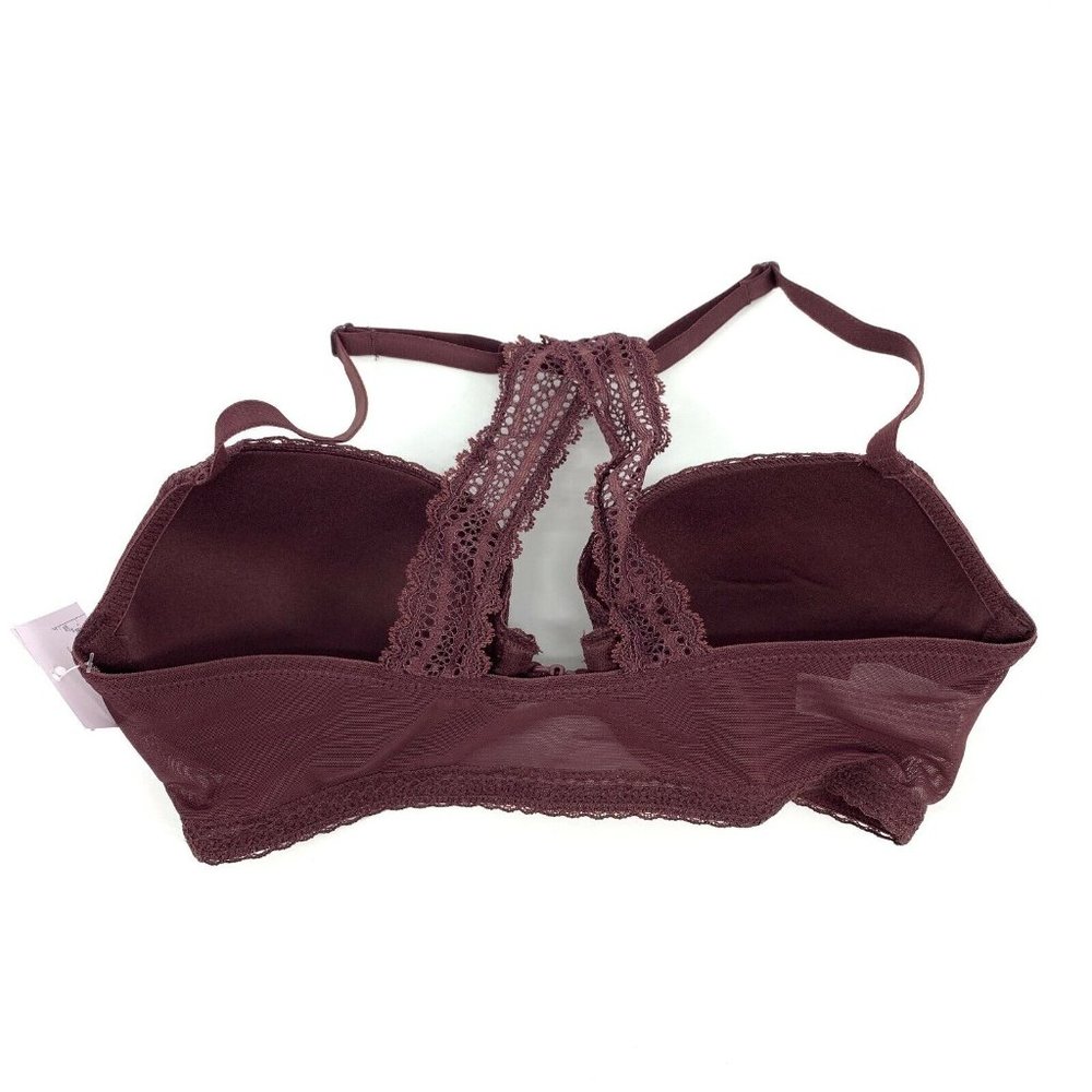 Auden Bra The Ace Demi Racerback Lightly Lined Front Closure Womens NWT - Picture 6 of 10